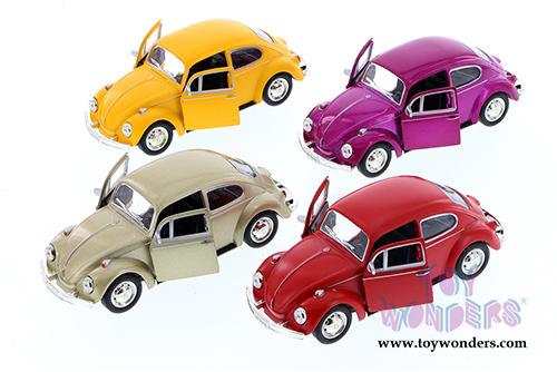 Showcasts Collectibles - Volkswagen Classical Beetle Hard Top (1967, 5" diecast model car,  Matte Asstd.) 555017MZ