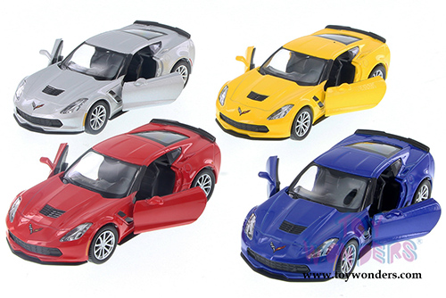 Showcasts Collectibles - Chevrolet&reg; Corvette&reg; C7 Hardtop  (5" diecast model car, Asstd.) 555039