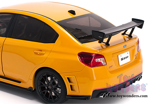 Sun Star - Subaru WRX STi S207 NBR Challenge Package Hard Top (2015, 1/18 scale diecast model car, Yellow) 5551