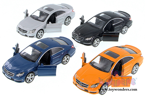 Showcasts Collectibles - Mercedes-Benz CLS 63 AMG with sunroof Hard Top (5" diecast model car, Asstd.) 555995