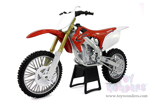 New Ray - Honda CRF250R Dirt Bike (2012, 1/12 scale diecast model bike, White/Red) 57463