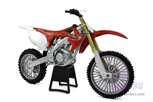 New Ray - Honda CRF250R Dirt Bike (2012, 1/12 scale diecast model bike, White/Red) 57463