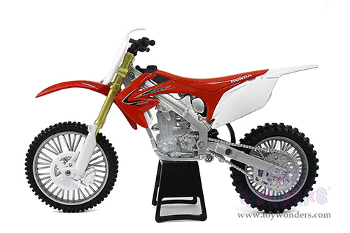 New Ray - Honda CRF250R Dirt Bike (2012, 1/12 scale diecast model bike, White/Red) 57463