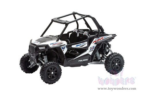 New Ray - Polaris RZR XP 1000 Dune Buggy (1/18 scale diecast model bike, White) 57593A