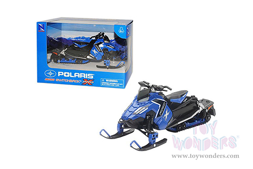 New Ray - Polaris Switchback Pro-X 800 Snowmobile (1/16 scale diecast model bike, Blue) 57783B