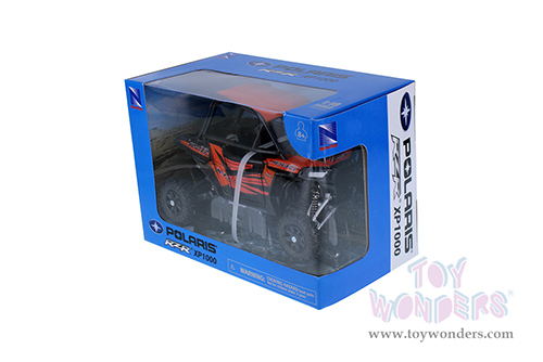 New Ray - Polaris RZR XP 1000 Sport UTV (1/18 scale diecast model bike, Orange Madness) 57823