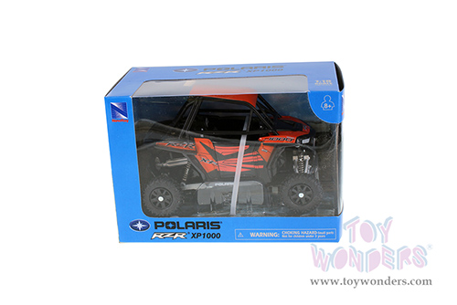 New Ray - Polaris RZR XP 1000 Sport UTV (1/18 scale diecast model bike, Orange Madness) 57823