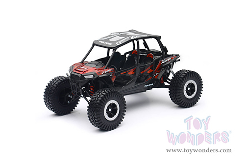 New Ray - Polaris RZR XP 4 Turbo EPS Rock Crawler (1/18 scale diecast model car, Red/Black) 57976B
