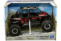 New Ray - Polaris RZR XP 4 Turbo EPS Rock Crawler (1/18 scale diecast model car, Red/Black) 57976B
