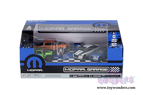Greenlight Diorama - MOPAR Garage 6 pcs Set (1/64 scale diecast model car, Asstd.) 58041