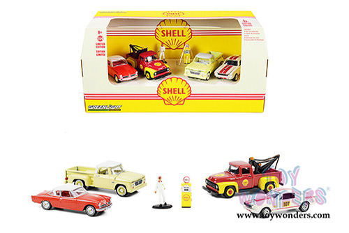 Greenlight Dioramas - Shell Oil Service Center (1/64 scale diecast/plastic model, Asstd.) 58055