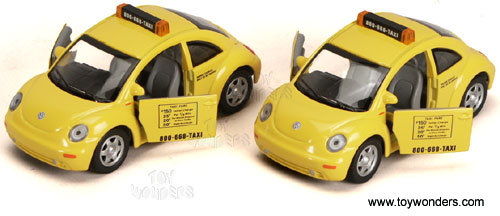 Superior - Volkswagen New Beetle Taxi (1/32 scale diecast model car, Yellow) 5857D