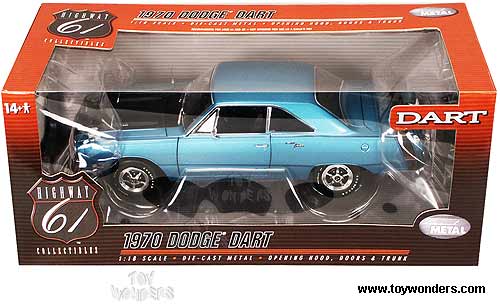 Highway 61 - Dodge Dart Hard Top (1970, 1:18, Blue) 60126