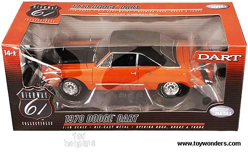 Highway 61 - Dodge Dart Hard Top (1970, 1:18, Orange) 60126