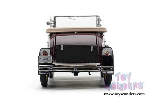 Sun Star Ford Classic - Ford Model A Roadster (1931, 1/18 scale diecast model car, Ford Maroon) 6124M