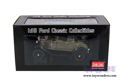 Sun Star - Ford Model A Coupe (1931, 1/18 scale diecast model car, Chicle drab) 6132