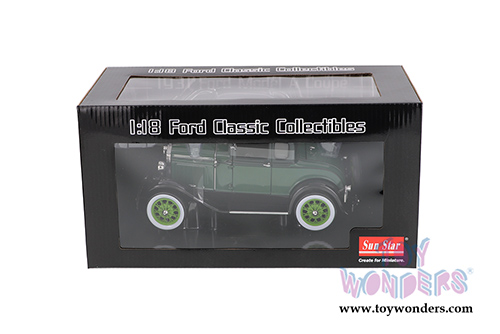 Sun Star Ford Classic - Ford Model A Coupe (1931, 1/18 scale diecast model car, Valley Green/Vagabond Green) 6136GN