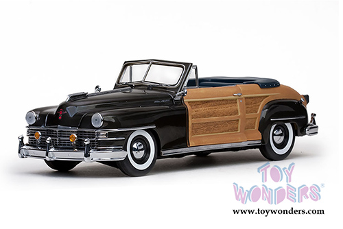 Sun Star Classic - Chrysler Town & Country Convertible (1948, 1/18 scale diecast model car, Gunmetal Gray) 6141
