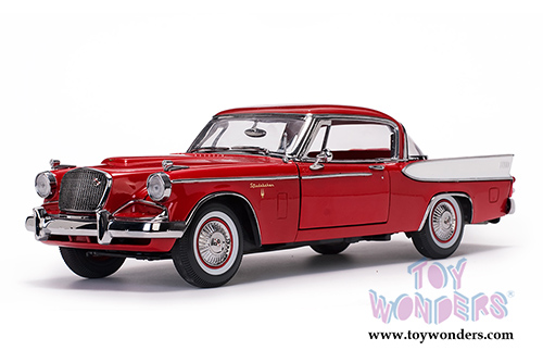 Sun Star USA - Studebaker Golden Hawk Hardtop (1957, 1/18 scale diecast model car, Apache Red) 6153
