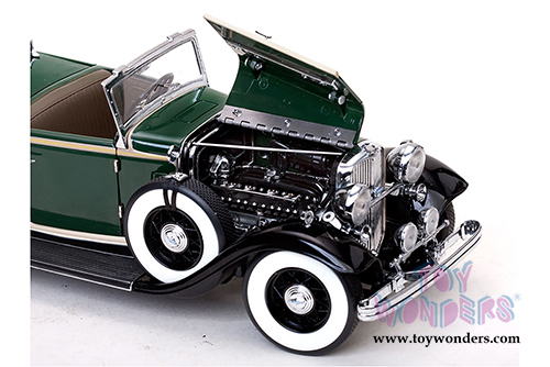 Sun Star Platinum - Lincoln KB Top Down (1932, 1/18 scale diecast model car, Kewanee Green) 6165
