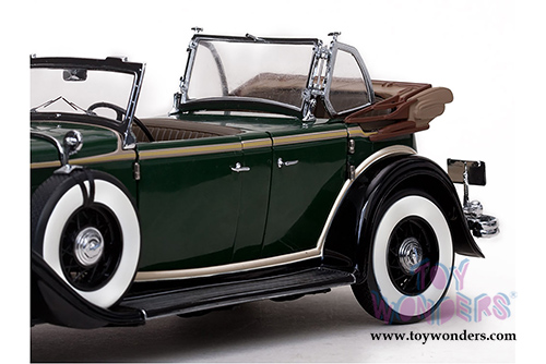 Sun Star Platinum - Lincoln KB Top Down (1932, 1/18 scale diecast model car, Kewanee Green) 6165