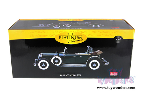 Sun Star Platinum - Lincoln KB Top Down (1932, 1/18 scale diecast model car, Kewanee Green) 6165