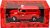 Show product details for Mira Golden Line - Chevy Panel Truck Boston Fire Department (1950, 1:18, Red) 6242
