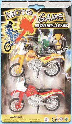 Twin Motorcycles 4.75" ( Asstd.) 626/2