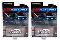 Greenlight - Hot Hatches Series 2 | Volkswagen Rabbit Mk1 - GMP Performance #39 (1975, 1/64 scale diecast model car, White) 63020B/48