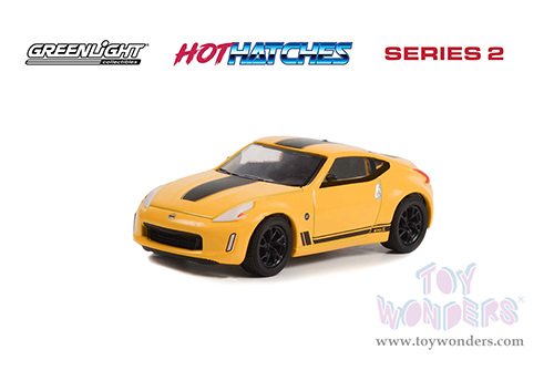 Greenlight - Hot Hatches Series 2 | Nissan 370Z - Heritage Edition (2019, 1/64 scale diecast model car, Chicane Yellow) 63020F/48