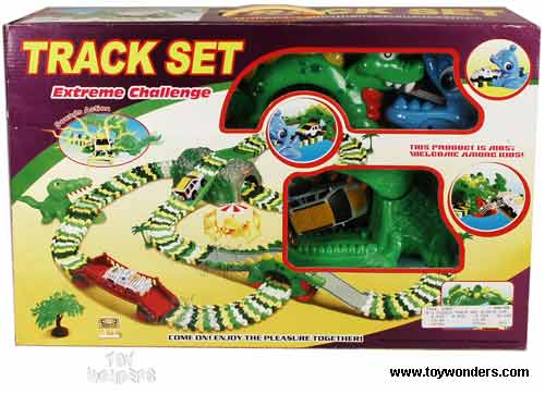 Puzzle Track Set w/ 2 Cars 6388 
