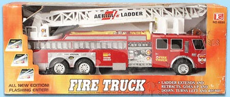 Friction Powered Fire Truck (19", Red) 6698