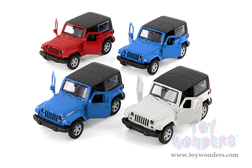Showcasts® Collectibles - Jeep® Wrangler (1/43 scale diecast model car, Asstd.) 67425D MAP: $6.49