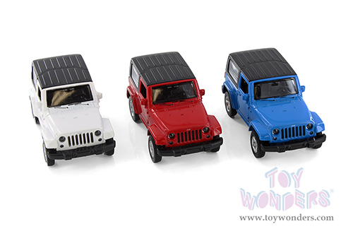 Showcasts® Collectibles - Jeep® Wrangler 3-Pack (1/43 scale diecast model car, Asstd.) 67425W/24 MAP: $14.99