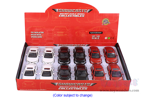 Showcasts® Collectibles - Toyota Corolla Hybrid (1/43 scale diecast model car, Asstd.) 67813D MAP: $6.49