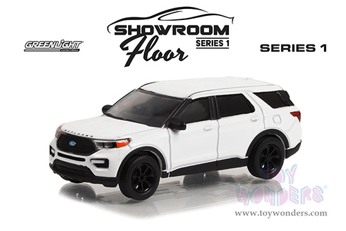 Greenlight - Showroom Floor Series 1 | Ford Explorer ST (2022, 1/64 scale diecast model car, Star White) 68010D/48