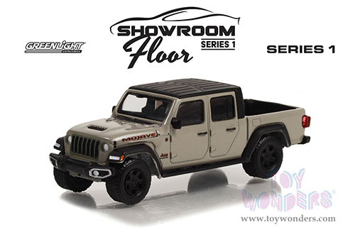 Greenlight - Showroom Floor Series 1 | Jeep&reg; Gladiator Mojave (2022, 1/64 scale diecast model car, Sting Gray) 68010E/48