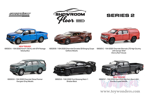 Greenlight - Showroom Floor Series 2 (1/64 scale diecast model car, Asstd.) 68020/48