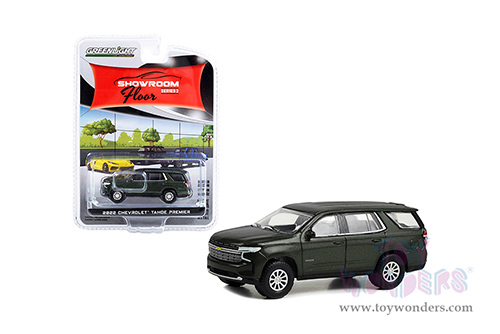Greenlight - Showroom Floor Series 2 | Chevrolet&reg; Tahoe Premier (2022, 1/64 scale diecast model car, Evergreen Gray Metallic) 68020D/48