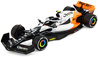 Showcasts® Collectibles - McLaren MCL60 F1 #81 Oscar Piastri & #4 Lando Norris "Monaco GP" (2023) (1/24 scale diecast model car, Asstd.) 68210D MAP: $19.99; 