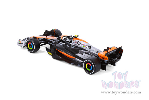 Showcasts® Collectibles - McLaren MCL60 F1 #81 Oscar Piastri & #4 Lando Norris "British GP" (2023) (1/24 scale diecast model car, Asstd.) 68211D MAP: $19.99