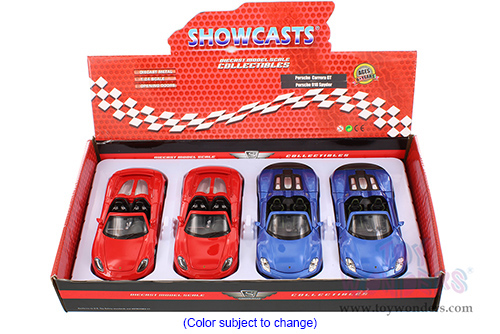 Showcasts® Collectibles - Porsche Assortment (1/24 scale diecast model car, Asstd.) 68242/43D MAP: $19.99