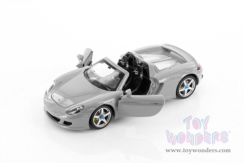 Showcasts® Collectibles - Porsche Carrera GT (1/24 scale diecast model car, Silver) 68242SV MAP: $22.99