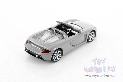 Showcasts® Collectibles - Porsche Carrera GT (1/24 scale diecast model car, Silver) 68242SV MAP: $22.99