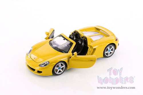 Showcasts® Collectibles - Porsche Carrera GT (1/24 scale diecast model car, Yellow) 68242YL MAP: $22.99