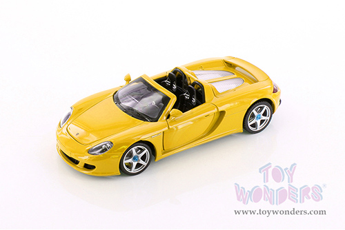 Showcasts® Collectibles - Porsche Carrera GT (1/24 scale diecast model car, Yellow) 68242YL MAP: $22.99