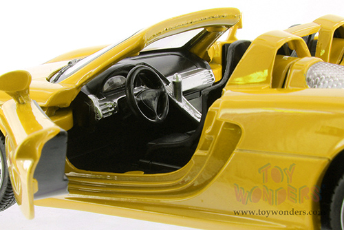 Showcasts® Collectibles - Porsche Carrera GT (1/24 scale diecast model car, Yellow) 68242YL MAP: $22.99