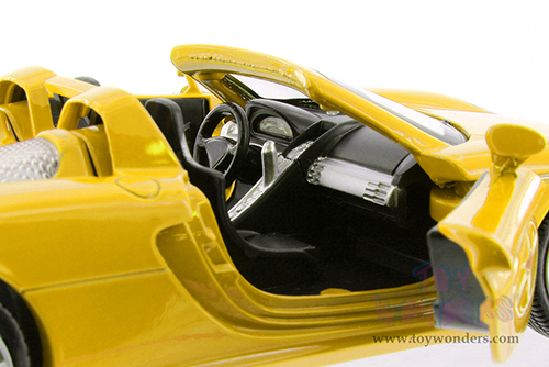 Showcasts® Collectibles - Porsche Carrera GT (1/24 scale diecast model car, Yellow) 68242YL MAP: $22.99
