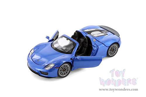 Showcasts® Collectibles - Porsche 918 Spyder (1/24 scale diecast model car, Asstd.) 68243D MAP: $19.99