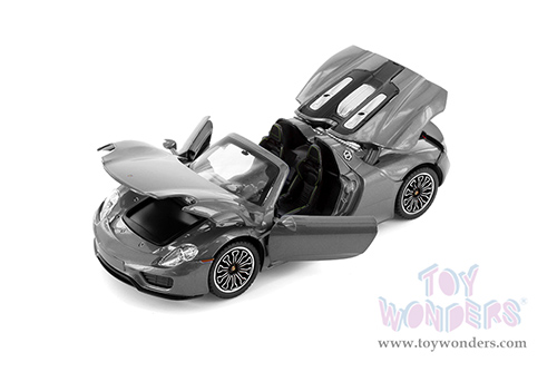Showcasts® Collectibles - Porsche 918 Spyder (1/24 scale diecast model car, Asstd.) 68243D MAP: $19.99